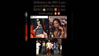 Mulatto aka BIG Latto shows Foxy Brown Luv on her Instagram Stories (2021)