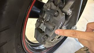 誰でも出来る!バイクのブレーキパッド点検