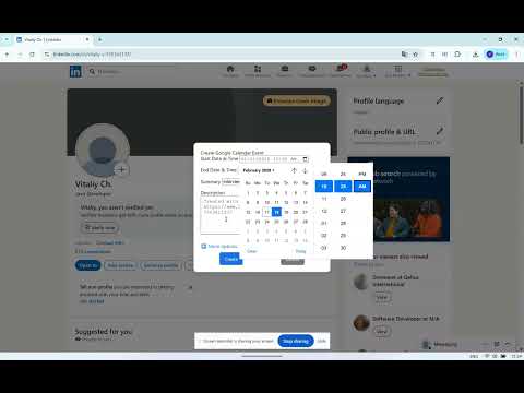 Google Calendar manager video preview 2