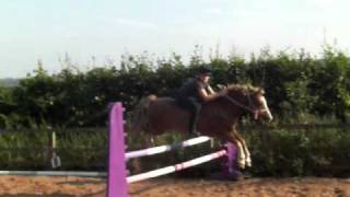 Millie Jumping 3ft - Bareback with No Bridle!