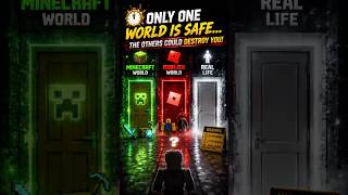 💀 Real Life Is HARD MODE! 🚪 #roblox #better #minecraft #robloxshorts #minecraftshorts