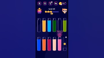 Water Sort puzzle|Special Level 40-41 #androidgames #watercolor #freegames #sorts #puzzlegame