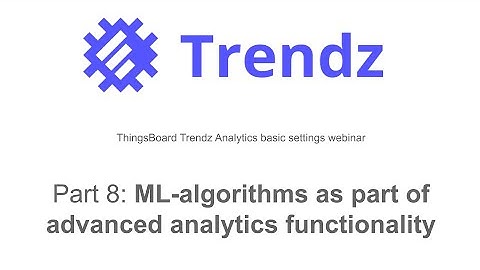 ThingsBoard Trendz Analytics - Prediction