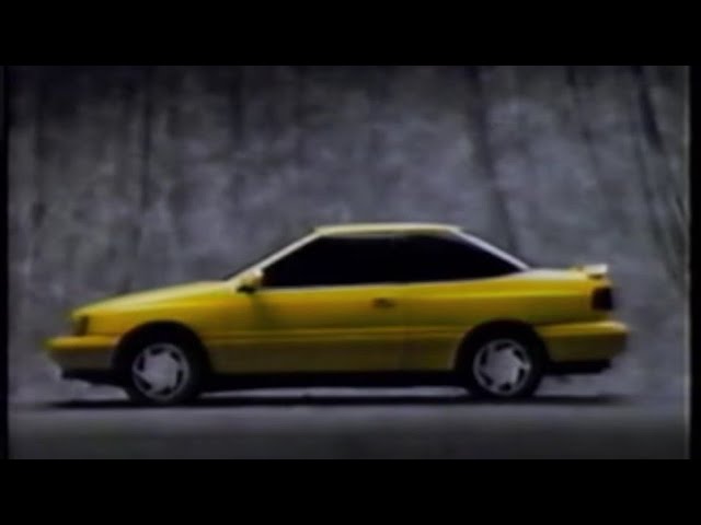 advertising Pubblicità 1991 HYUNDAI S-COUPE