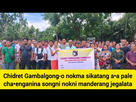 Chidret Gambalgong A•kingLang-o nokma Development a•arangko pale cha•enganina hala onga