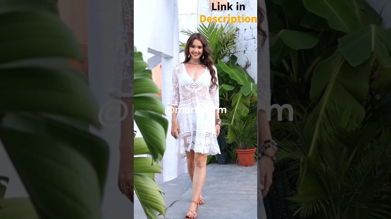 Women's 2024 Hollow Out Beach Dress 