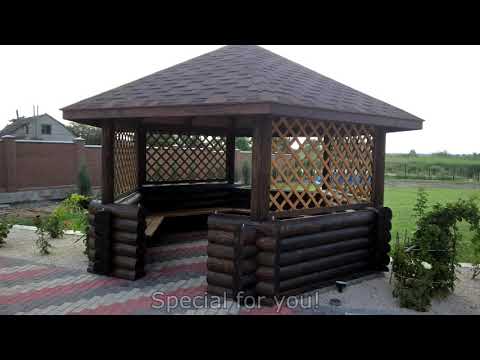 ◄Беседки Из Дерева. 70 Идей Для Дома И Дачи (Часть 2)►