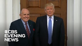 Trump Says He Fully Supports Rudy Giuliani