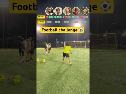 Football challenge with ILYA & Soufiane AZ ⚽️ #footballchallenge #freekickerz #soccerchallenge