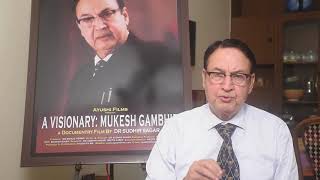 Mukesh Gambhir Speak On His Biographical Doentary Film Making