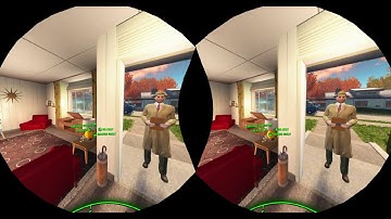 Fallout 4 VR Part 1 - War Never Changes - Headset 3D Cardboard First Time Play