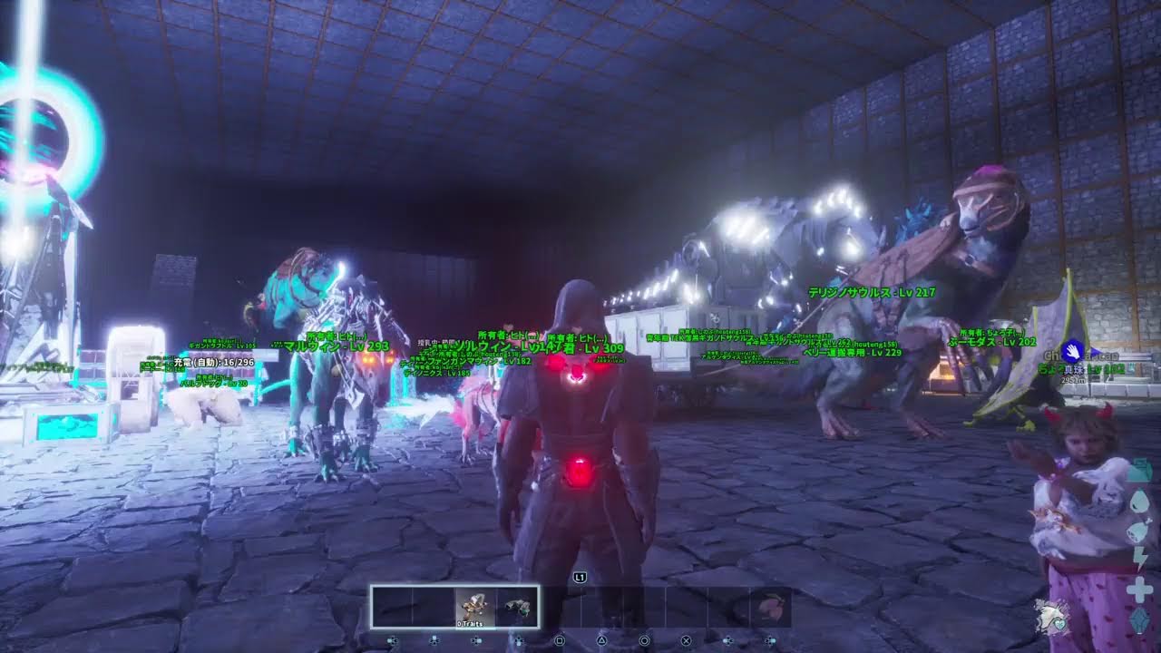 PS5　ARK:Survival Ascended　垂れ流し配信　確認にします
