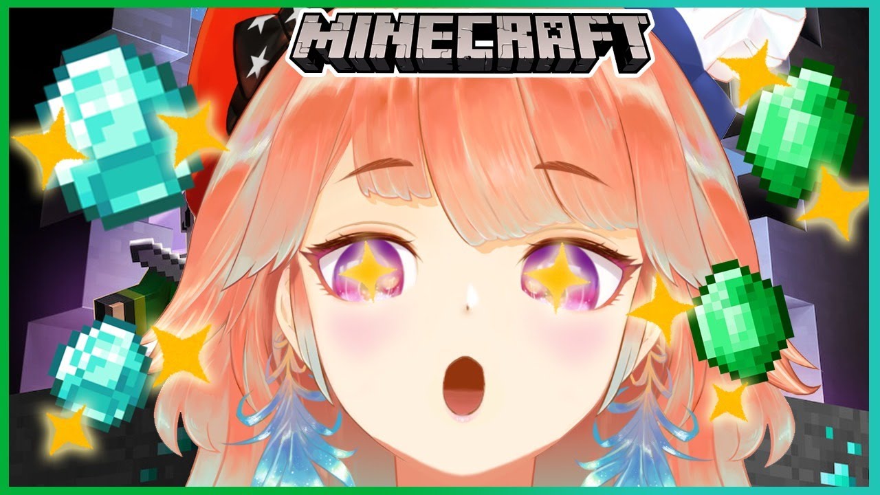 【MINECRAFT】I WANT DIAMONDS AND EMERALDS #kfp #キアライブ