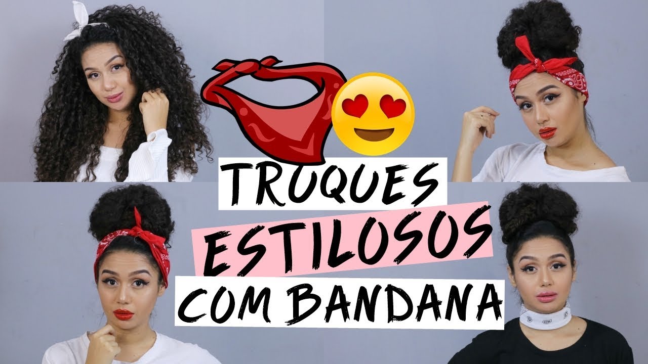 VÁRIAS FORMAS ESTILOSAS PARA USAR BANDANA! #VanTodoDia25