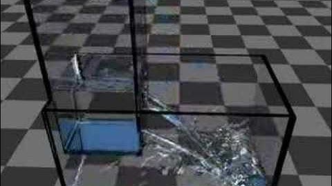 Blender 3D Fluid Simulation: Pressure Test