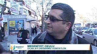 72 Medeni̇yet Okulu 12 01 2015 Ocak Ayi Değeri̇mi̇z Dürüslük Zafer Ropörtajlari .Suleymannerede