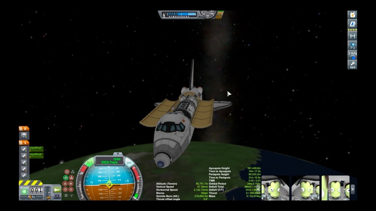 KSP - Space Shuttle Recreation - YouTube