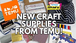 New Craft Supplies &amp; Projects With TEMU!