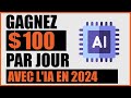 Gagner de largent en ligne en 2024 100jour  tuto simple pour dbutants