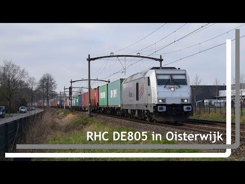 Rheincargo DE805 komt met DuKo shuttle door Oisterwijk
