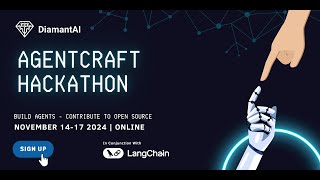AgentCraft Hackathon Prep: Intro to AI Agents (DiamantAI x LangChain)