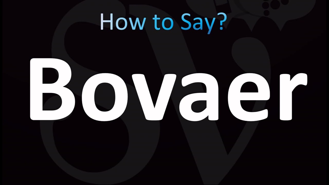 How to Pronounce Bovaer (CORRECTLY!)