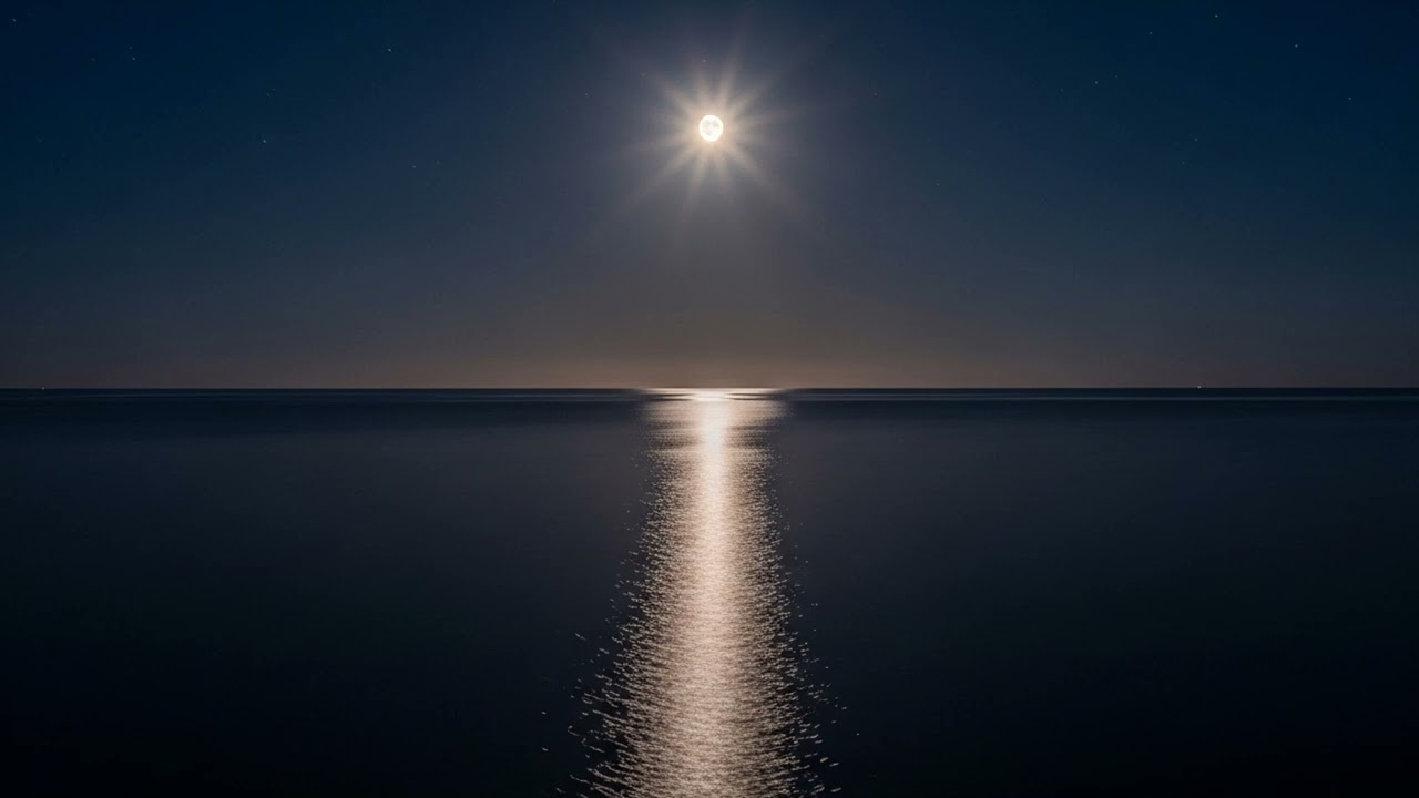 🌙 2.02.02 Hours Moonlit Ocean Ambience for Deep Sleep