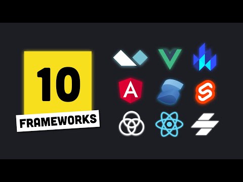 javascript framework ที่นิยม  New Update  I built the same app 10 times // Which JS Framework is best?