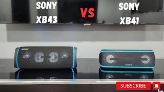 SONY XB43 🔥 VS 🔥 SONY XB41