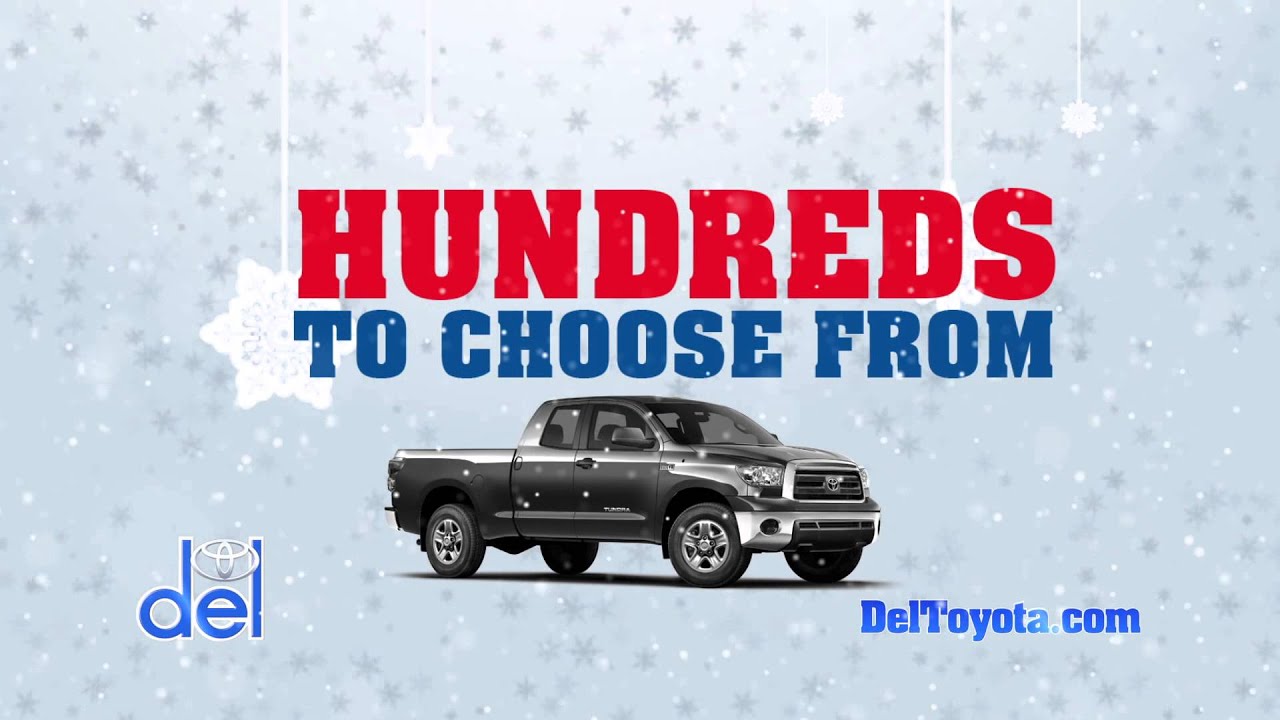 Everyday is the best day to buy a new Toyota at Del Toyota