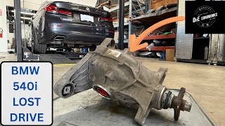 2021 64K Mile BMW G30 540i Differential Problems. Lost Drive. Differential Replacement How-To. DIY.
