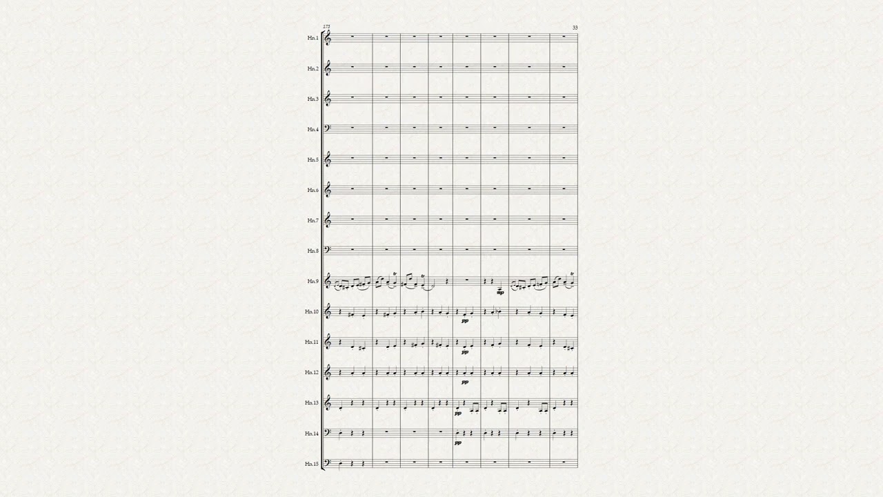 Grieg Peer Gynt Suite No 1 ~ 15 Horns arr. Foley