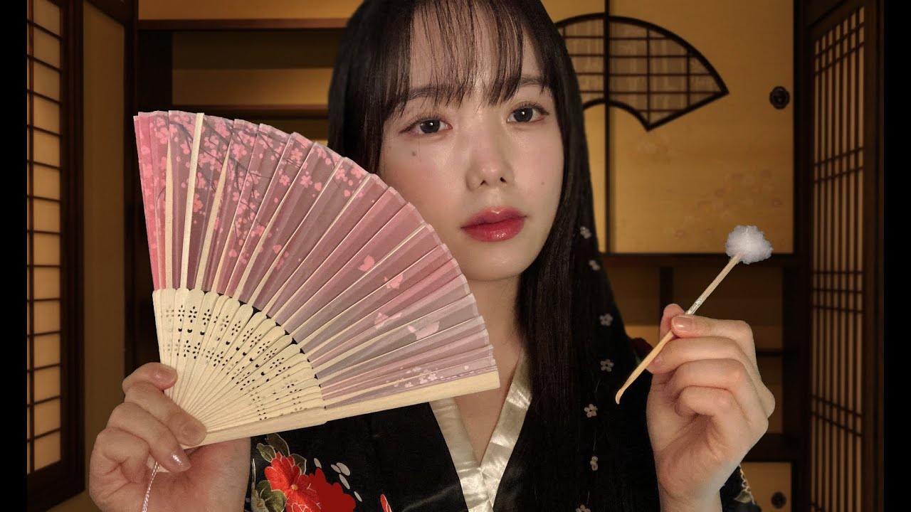 ACMP Японская традиционная ролевая игра в магазине по чистке ушей, массаж ушей ASMR Roleplay