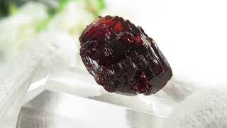最終値下げ　宝石質スペサルティンガーネット大サイズ原石　鉱物 ブラジル産 スペサルティンガーネットの結晶（原石）4.7g - cute stone -