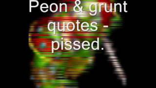 Warcraft II - Peon & Grunt quotes