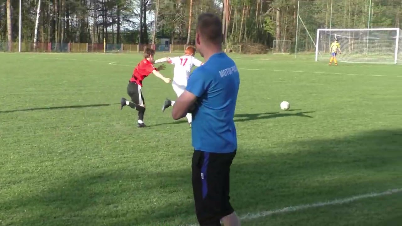 11.04.24r. Motor Praszka - Pomologia II Prószków 1-3  (1 Liga Wojewódzka  -Juniorzy Młodsi)