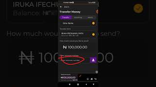 How to make transfer with Fcmb mobile app screenshot 4