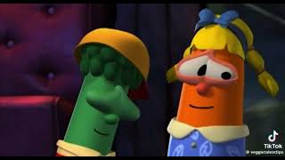 MLP Veggie Tales Junior Asparagus X Laura Carrot 2002-2005 Outtakes ai voice David Shadow 12 
