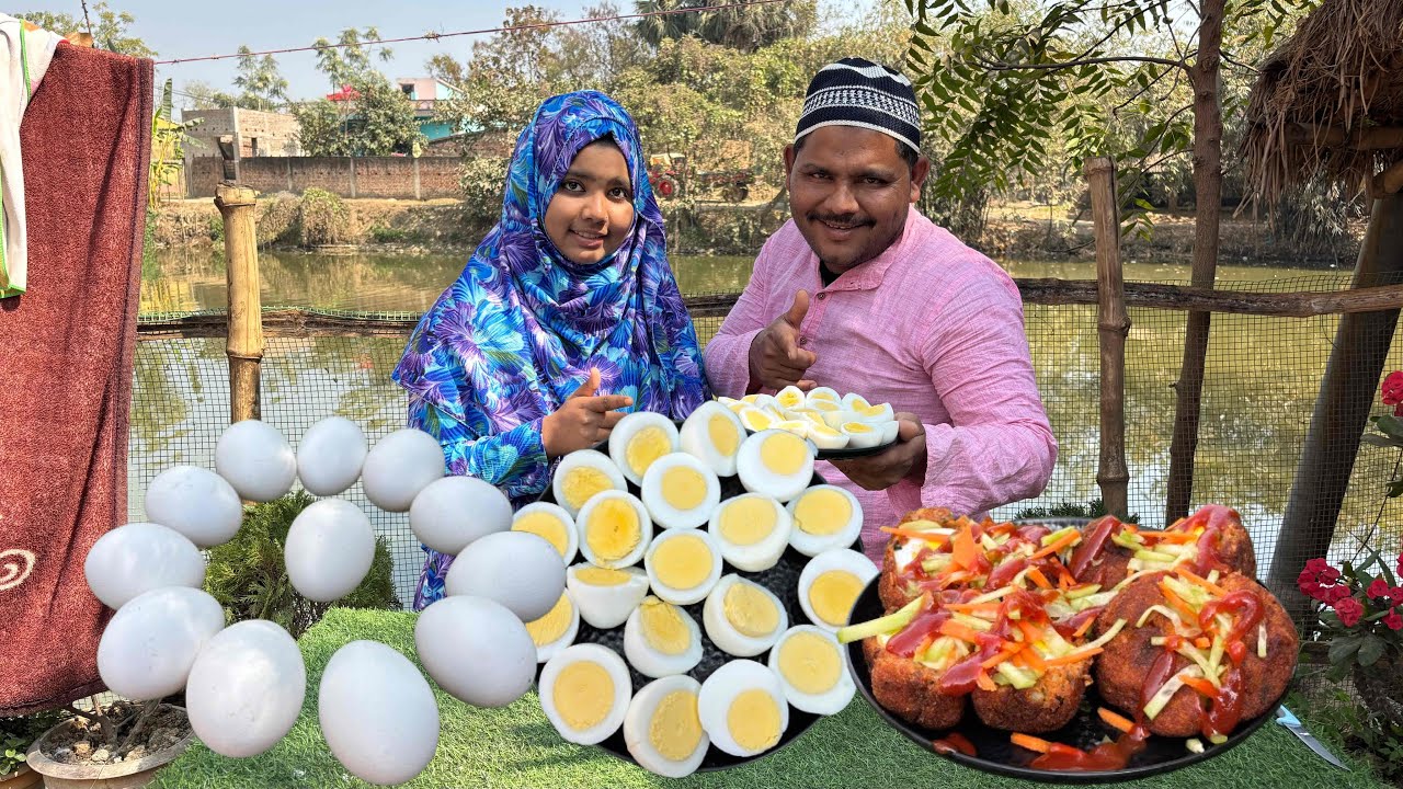 ইফতার স্পেশাল নতুন স্টাইলে ডিমের চপ বানালাম | বাইরে ক্রিসপি ভিতরে নরম Iftar Special Egg Chop Recipe 