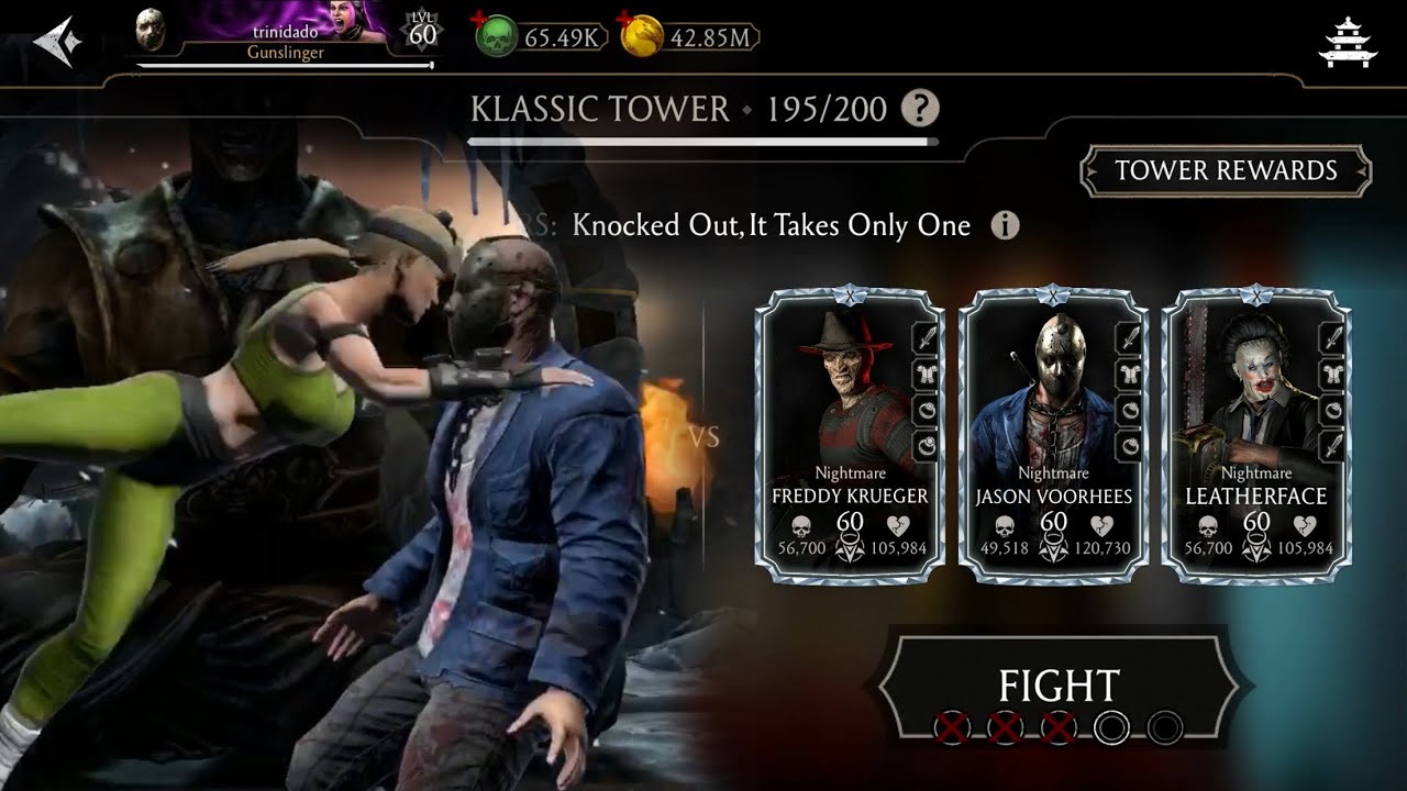 Fatal Klassic Tower Battle 195 | MK Mobile