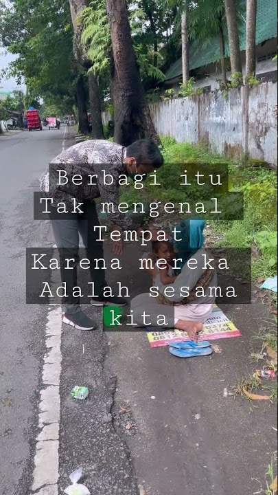 Berbagi tak mengenal tempat | sedekah itu indah | cocok story wa |  #shorts