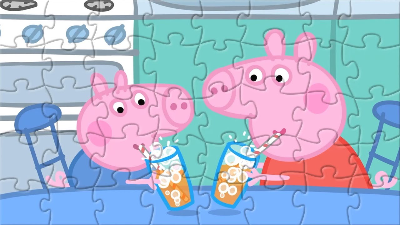 Puzzles enfant 3 ans peppa pig george et sa famille