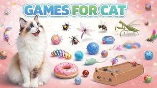 CAT GAMES 🐾 3D Cat TV Series – Bird Dash • Lizard Run • Ladybug Hop! 😺 | 6 Hours 4K60FPS screenshot 3