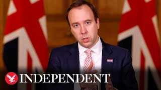 Live: Health secretary Matt Hancock leads briefing on Covid tier restrictions