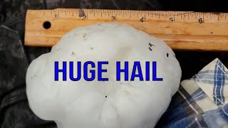 Rare Monster 5 Inch Hail and Lightning in Johnson City, Texas - 5/9/2024 by StormChasingVideo 5,792 views 4 days ago 2 minutes, 16 seconds