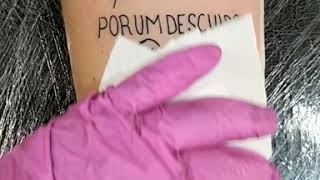 Tatuagem  homenagem ao pai falecido