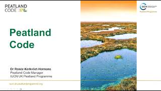 Introduction to the Peatland Code March 2026