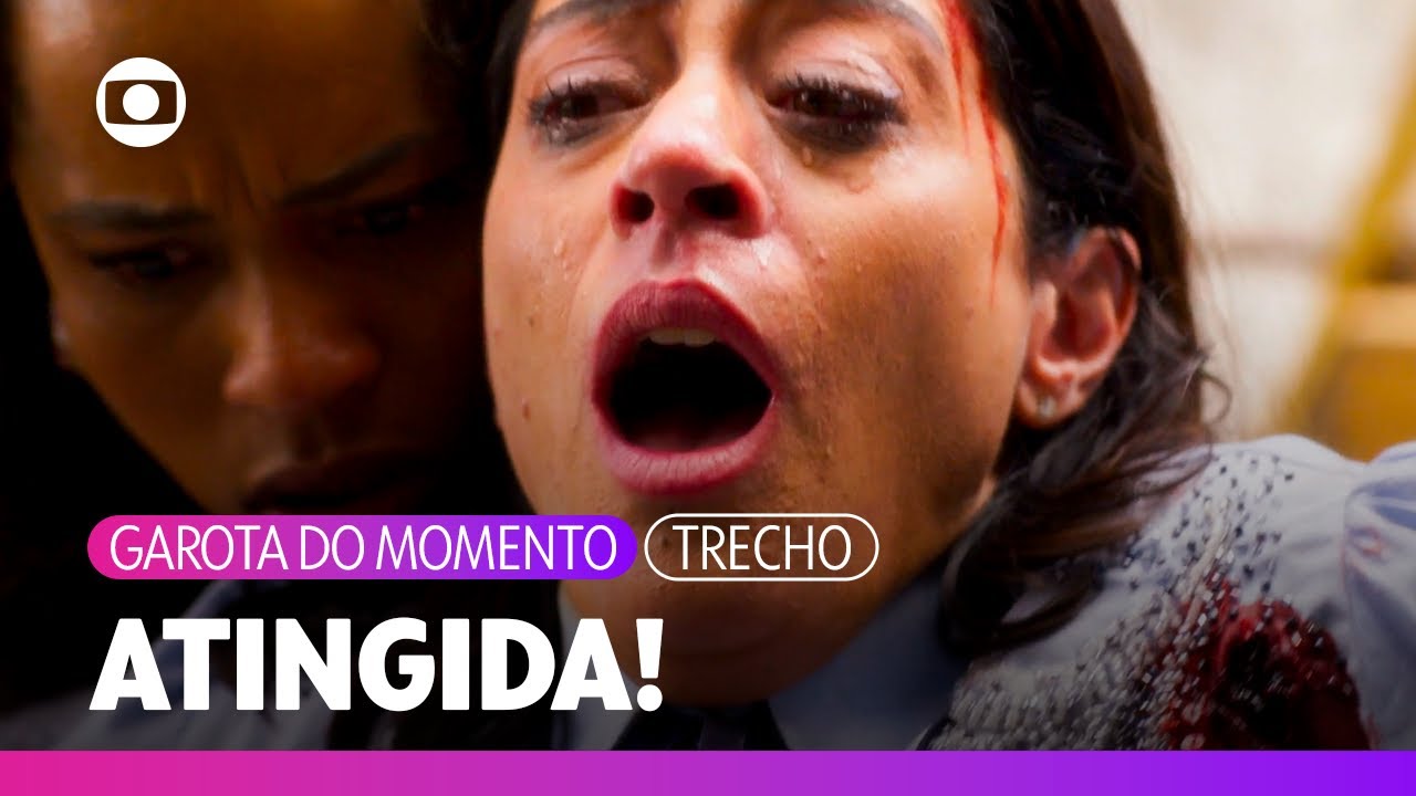 Clarice leva tiro ao salvar Beatriz de Juliano! | Garota do Momento | TV Globo