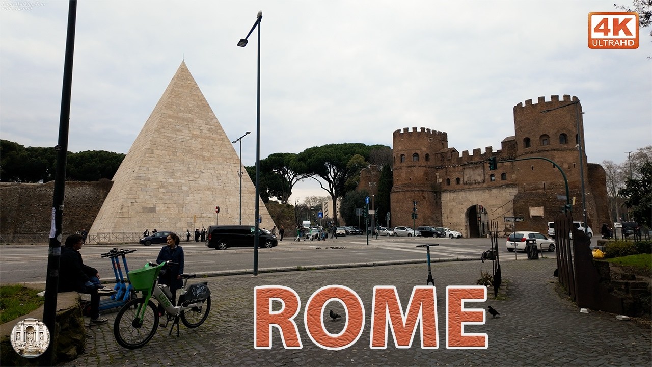 Piramide in Rome 🇮🇹 | March 2026 Walking Tour