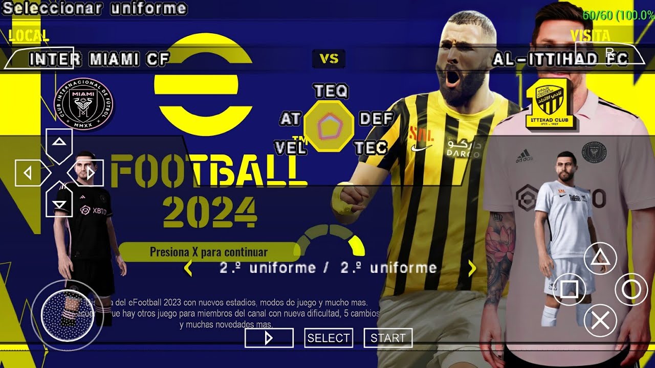 eFootball PES 2023 PPSSPP UPDATE TEAMS PROMOTION NEW TRANSFERS & KITS 2024  REAL FACES CAMERA PS5 